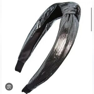 Tasha Silver Metallic Headband
